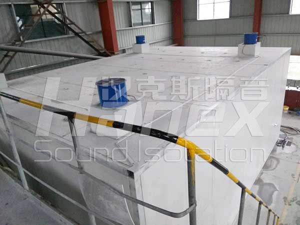 浙江紫晶礦業濕式球磨機噪聲治理案例照片