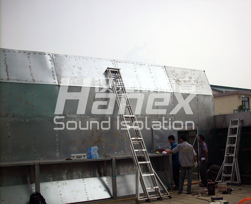 臺州市公安局10臺計算機(jī)空調(diào)外機(jī)噪聲治理項目案例